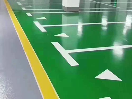 青島小區地下停車場地坪案例
