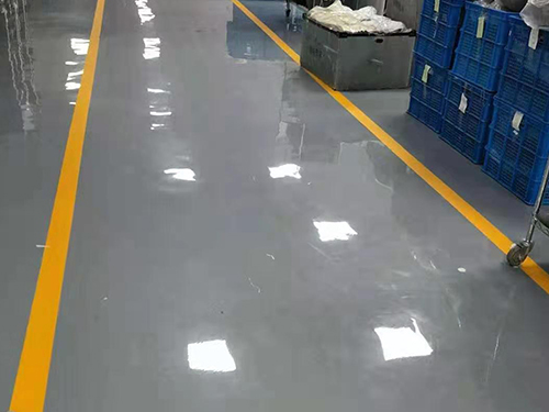 青島電子廠防靜電環氧地坪案例